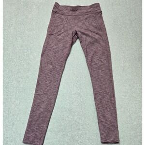 Kuhl Compression Leggings Womens Regular Small‎ Heather Purple Elastic Waist